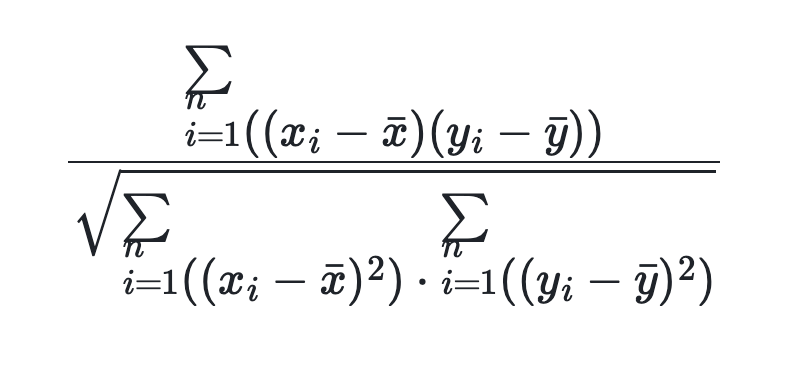 corr formula