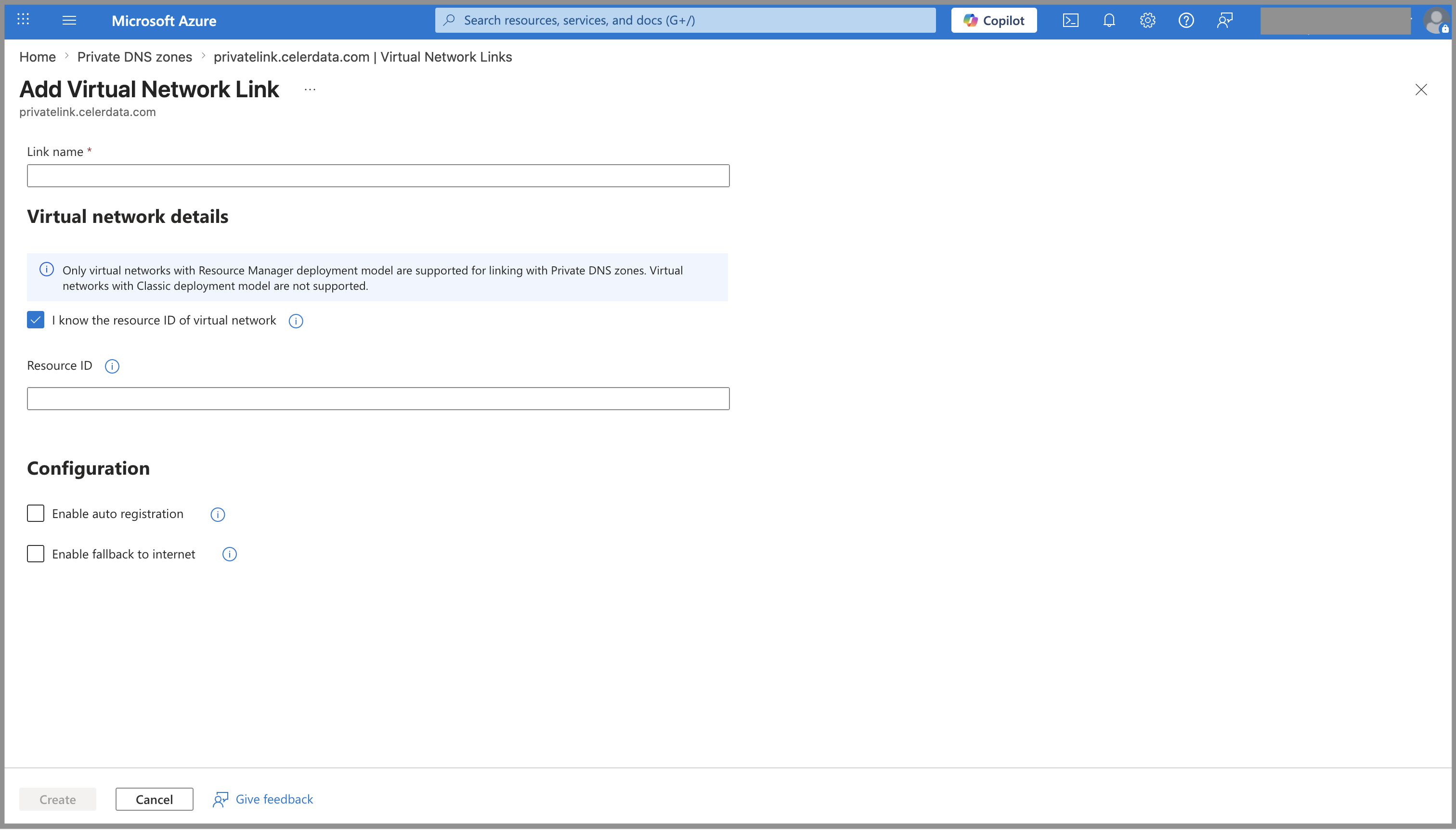 Private DNS Zone - Link